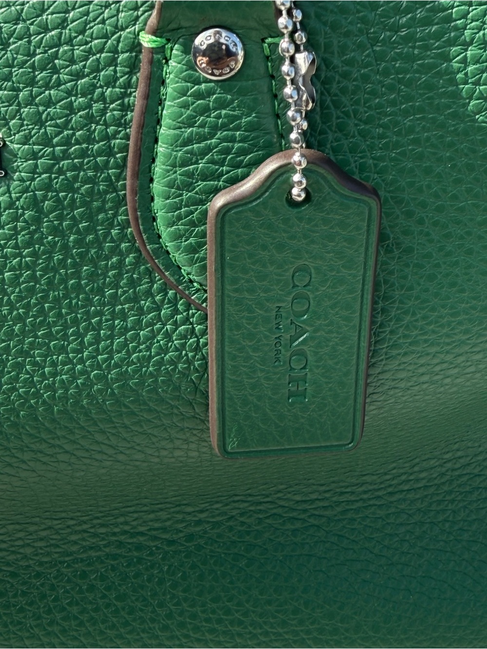 Coach Georgia Satchel crafted from refined pebble leather. EUC - Picture 5 of 12